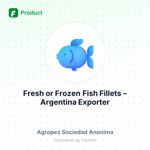 Fresh or Frozen Fish Fillets (Merlucciidae) – summary card, no photo uploaded yet