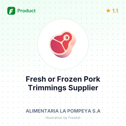 Fresh or Frozen Pork Trimmings – summary card, no photo uploaded yet