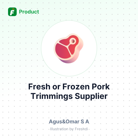 Fresh or Frozen Pork Trimmings – summary card, no photo uploaded yet