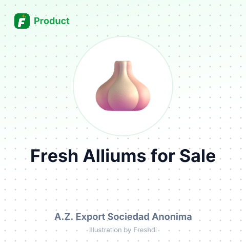 Fresh or Refrigerated Alliums (Garlic, Onions, Shallots, Leeks) – summary card, no photo uploaded yet