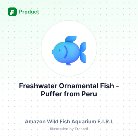 Freshwater Ornamental Fish - Puffer – summary card, no photo uploaded yet