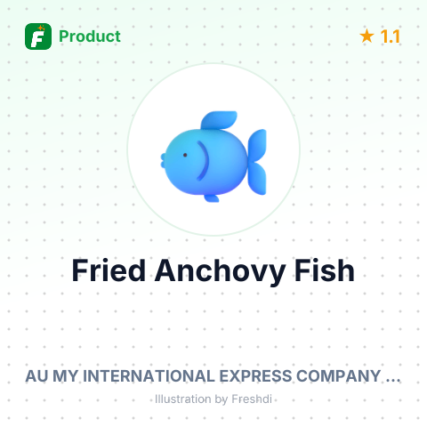 Fried Anchovy Fish – summary card, no photo uploaded yet