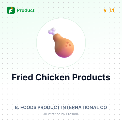 Fried Chicken Products – summary card, no photo uploaded yet