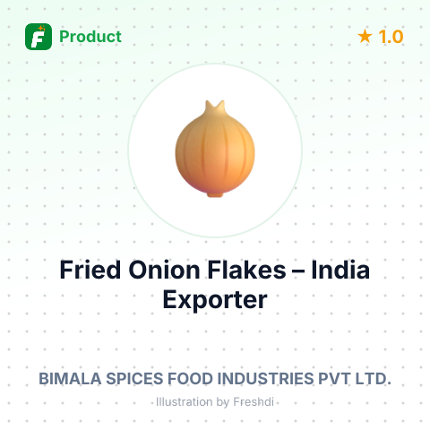 Fried Onion Flakes – summary card, no photo uploaded yet