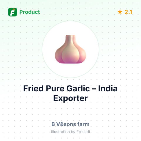 Fried Pure Garlic – summary card, no photo uploaded yet