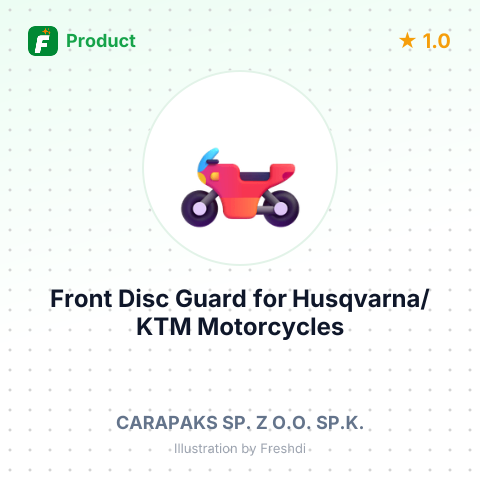 Front Disc Guard for Husqvarna/KTM Motorcycles – summary card, no photo uploaded yet