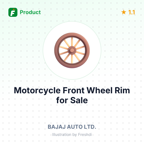 Front Wheel Rim for Motorcycles – summary card, no photo uploaded yet