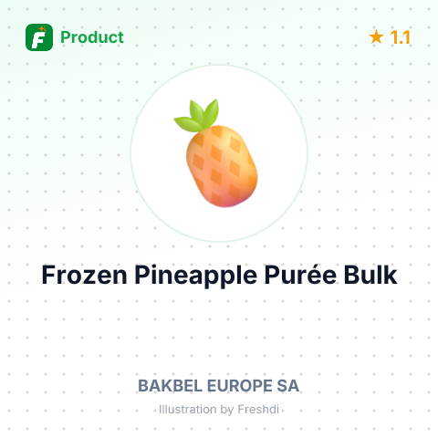 Frozen 50% Pineapple Fruit Purée – summary card, no photo uploaded yet