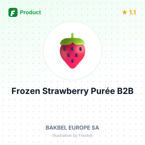 Frozen 50% Strawberry Fruit Purée – summary card, no photo uploaded yet