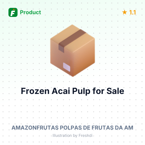 Frozen Acai Pulp – summary card, no photo uploaded yet