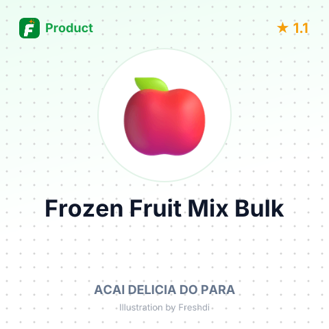 Frozen Amazon Fruit Mix – summary card, no photo uploaded yet