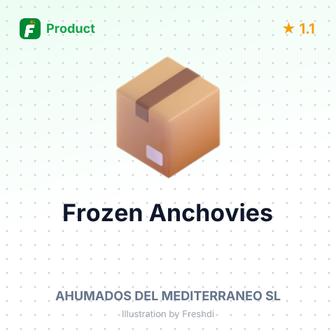 Frozen Anchovies – summary card, no photo uploaded yet