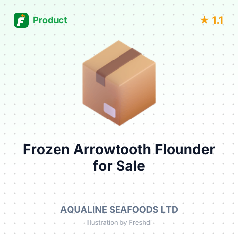 Frozen Arrowtooth Flounder – summary card, no photo uploaded yet