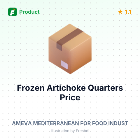 Frozen Artichoke Quarters – summary card, no photo uploaded yet