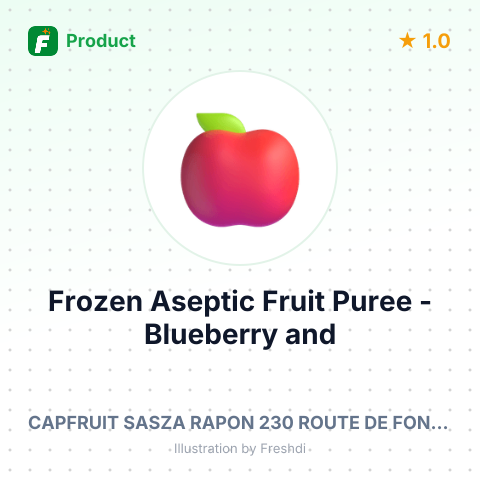 Frozen Aseptic Fruit Puree - Blueberry and Raspberry – summary card, no photo uploaded yet