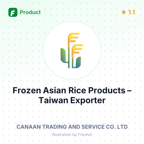Frozen Asian Rice Products – summary card, no photo uploaded yet