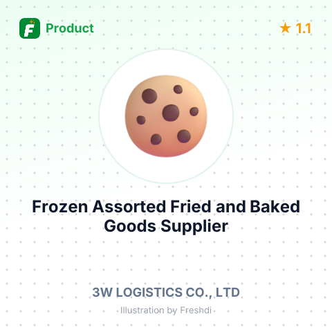 Frozen Assorted Fried and Baked Goods – summary card, no photo uploaded yet