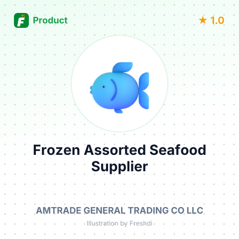 Frozen Assorted Seafood – summary card, no photo uploaded yet
