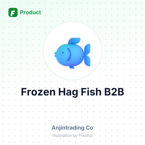 Frozen Atlantic Hag Fish – summary card, no photo uploaded yet
