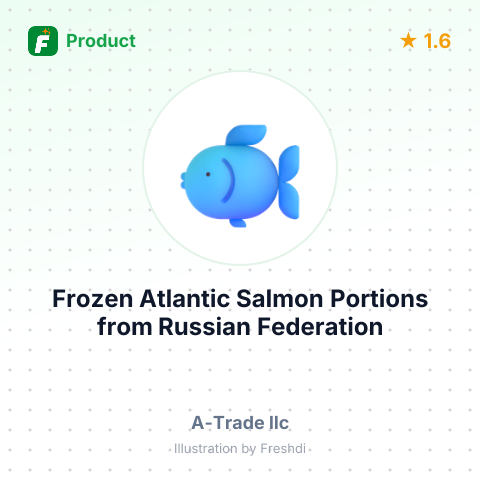 Frozen Atlantic Salmon Portions – summary card, no photo uploaded yet