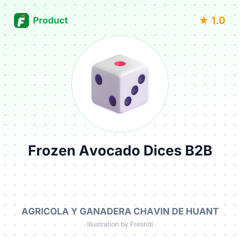 Frozen Avocado Dices – summary card, no photo uploaded yet
