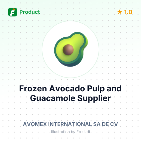 Frozen Avocado Pulp and Guacamole – summary card, no photo uploaded yet