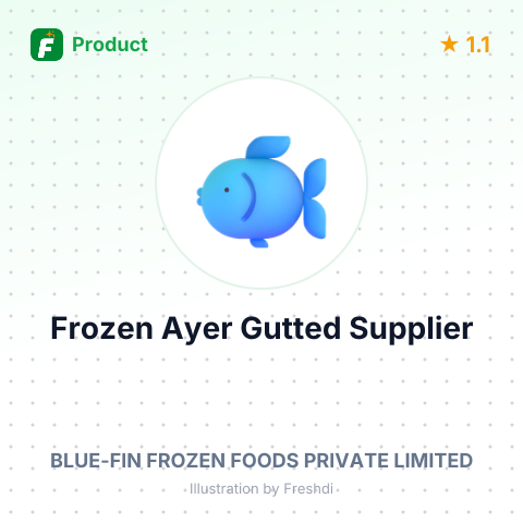 Frozen Ayer Gutted (Sperata aor) – summary card, no photo uploaded yet