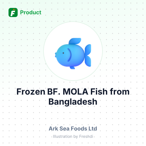 Frozen BF. MOLA Fish – summary card, no photo uploaded yet