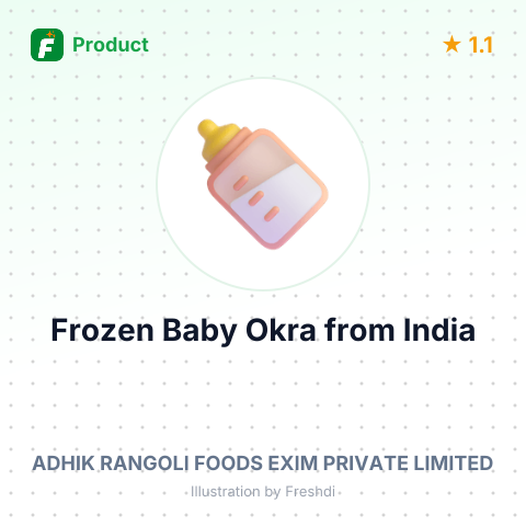 Frozen Baby Okra – summary card, no photo uploaded yet