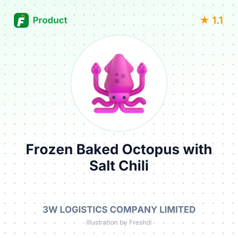 Frozen Baked Octopus with Salt Chili – summary card, no photo uploaded yet