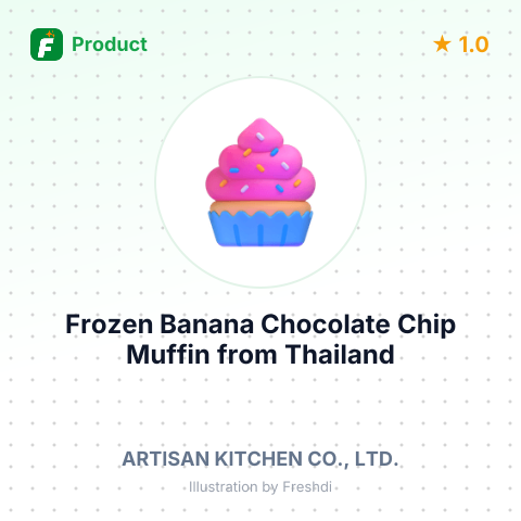 Frozen Banana Chocolate Chip Muffin – summary card, no photo uploaded yet