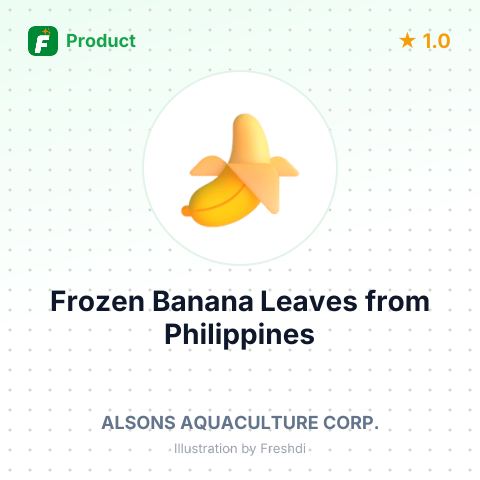 Frozen Banana Leaves – summary card, no photo uploaded yet