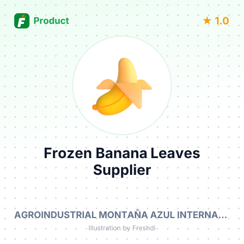 Frozen Banana Leaves – summary card, no photo uploaded yet