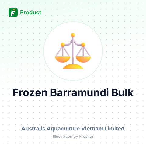 Frozen Barramundi Gilled Gutted Scale-off Tail-on Whole Fish – summary card, no photo uploaded yet