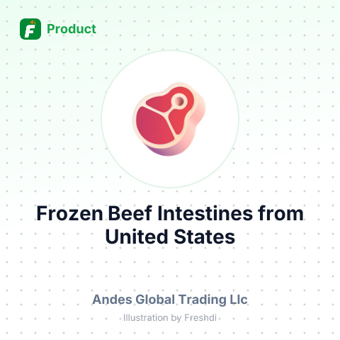 Frozen Beef Intestines – summary card, no photo uploaded yet