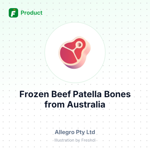 Frozen Beef Patella Bones – summary card, no photo uploaded yet