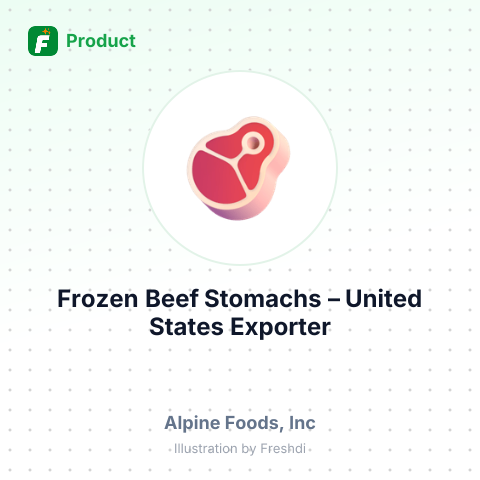 Frozen Beef Stomachs – summary card, no photo uploaded yet