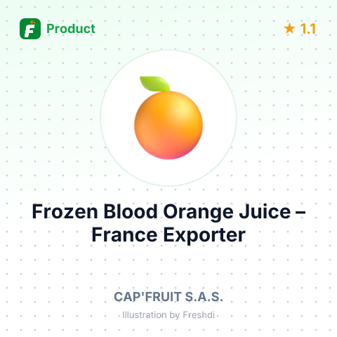 Frozen Blood Orange Juice – summary card, no photo uploaded yet