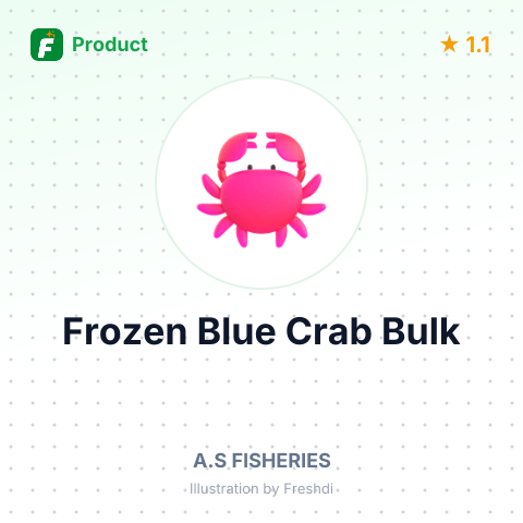 Frozen Blue Crab – summary card, no photo uploaded yet