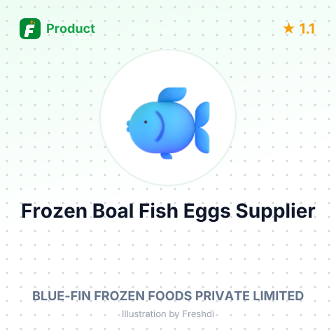 Frozen Boal Fish Eggs – summary card, no photo uploaded yet