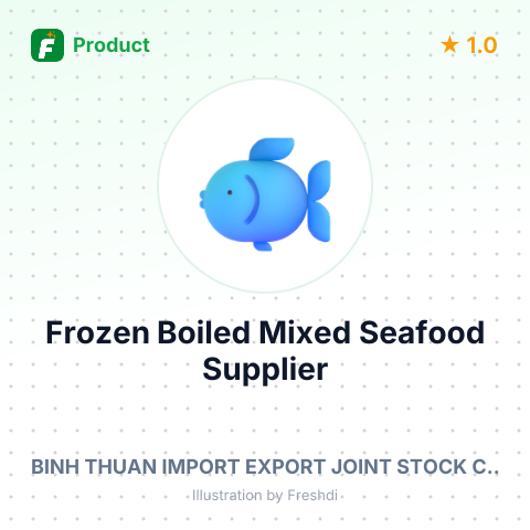 Frozen Boiled Mixed Seafood – summary card, no photo uploaded yet