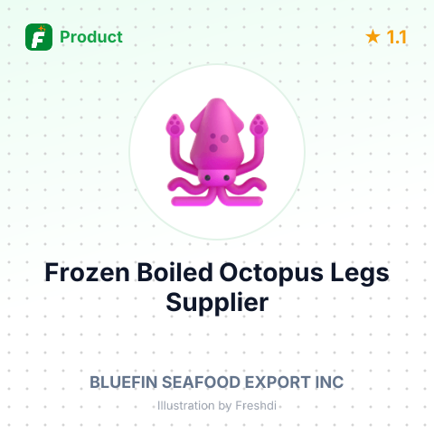 Frozen Boiled Octopus Legs – summary card, no photo uploaded yet
