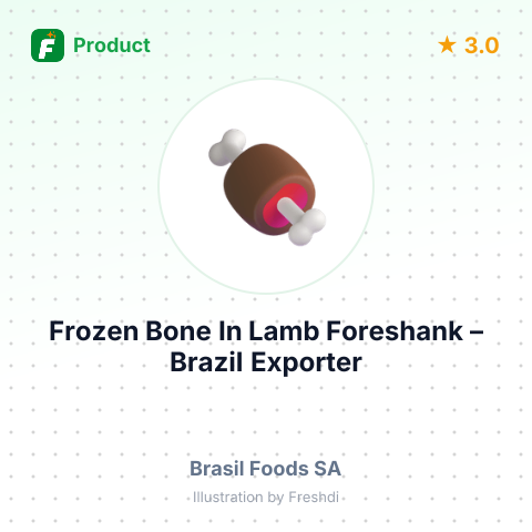 Frozen Bone In Lamb Foreshank – summary card, no photo uploaded yet