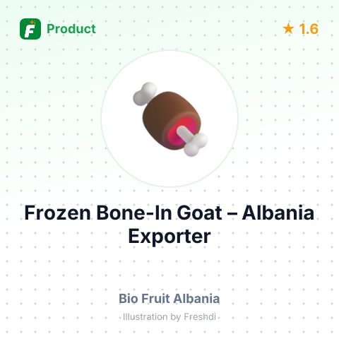 Frozen Bone-In Goat – summary card, no photo uploaded yet