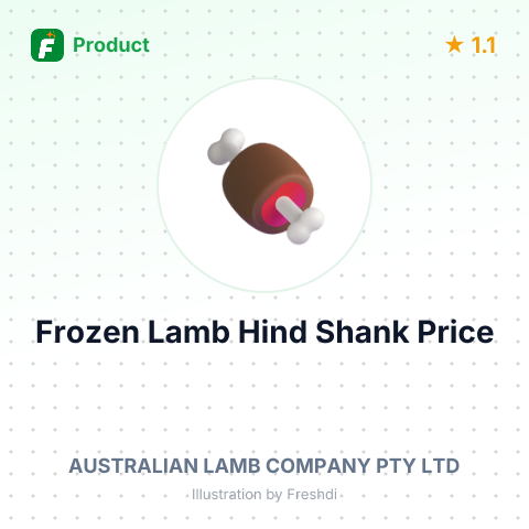 Frozen Bone-In Lamb Hind Shank and Trimmings – summary card, no photo uploaded yet