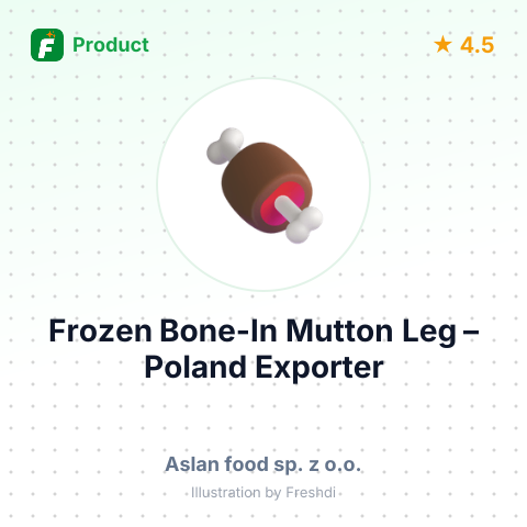 Frozen Bone-In Mutton Leg – summary card, no photo uploaded yet