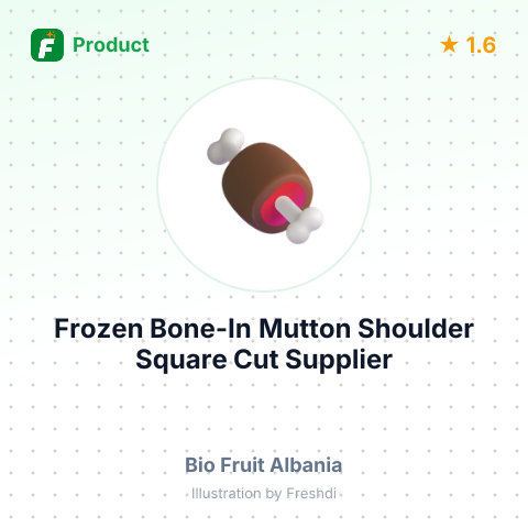 Frozen Bone-In Mutton Shoulder Square Cut – summary card, no photo uploaded yet