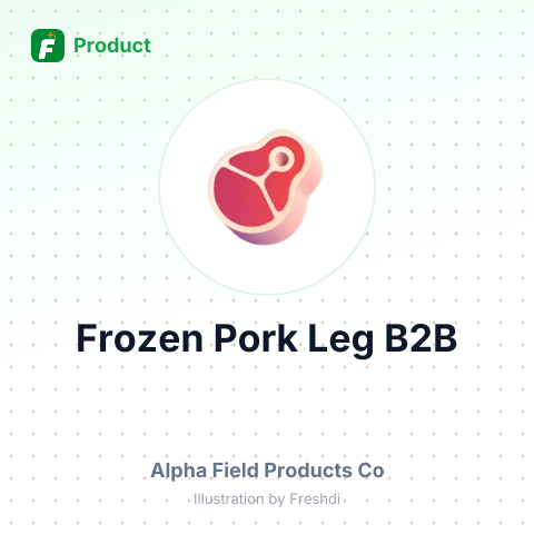 Frozen Bone-In Pork Leg – summary card, no photo uploaded yet