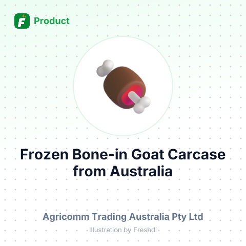 Frozen Bone-in Goat Carcase – summary card, no photo uploaded yet