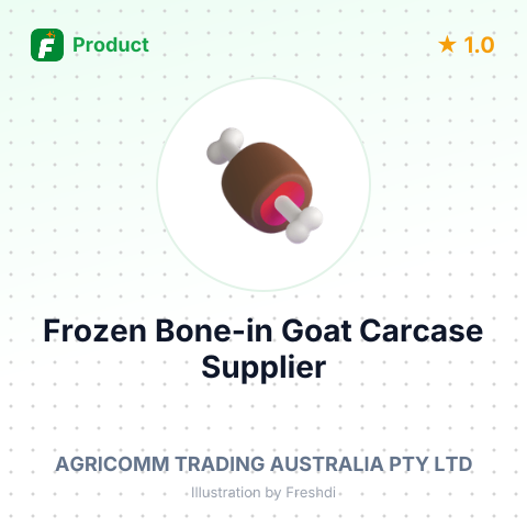 Frozen Bone-in Goat Carcase – summary card, no photo uploaded yet